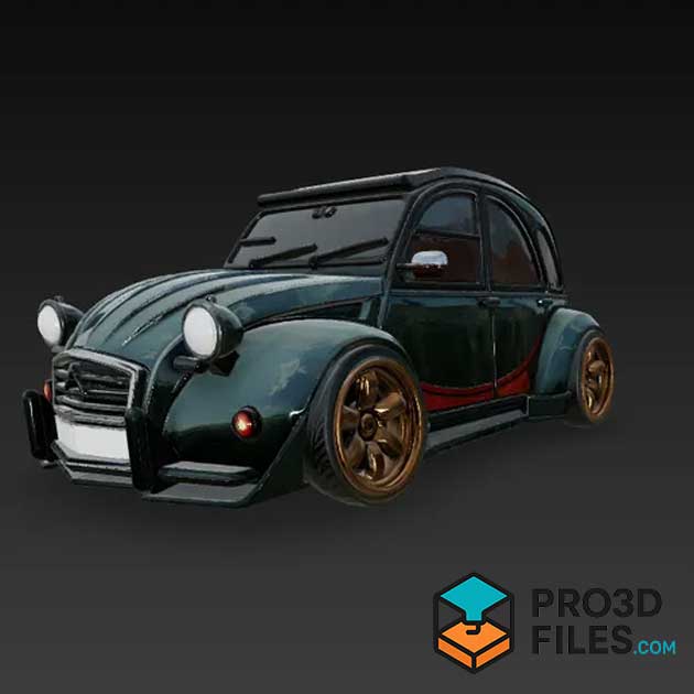 BỘ SƯU TẬP XE HOẠT HÌNH TUNING CITROEN 2CV - P3F0066