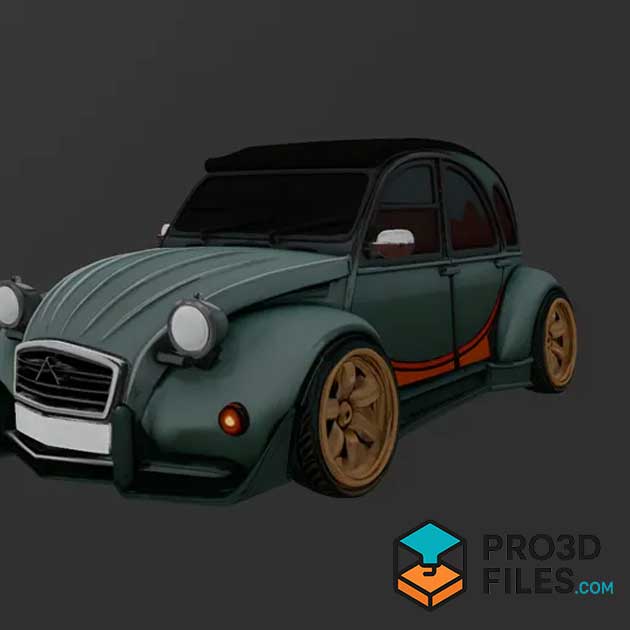BỘ SƯU TẬP XE HOẠT HÌNH TUNING CITROEN 2CV - P3F0066