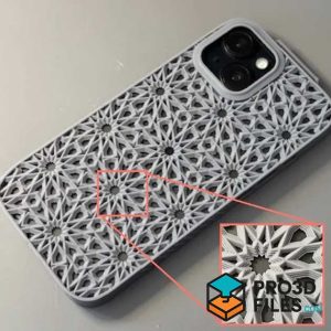Bao bên iPhone 15 với họa tiết Hồi giáo. - P3F0178