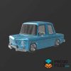 Bộ sưu tập ô tô hoạt hình RENAULT 8 chất lượng cao - P3F0076