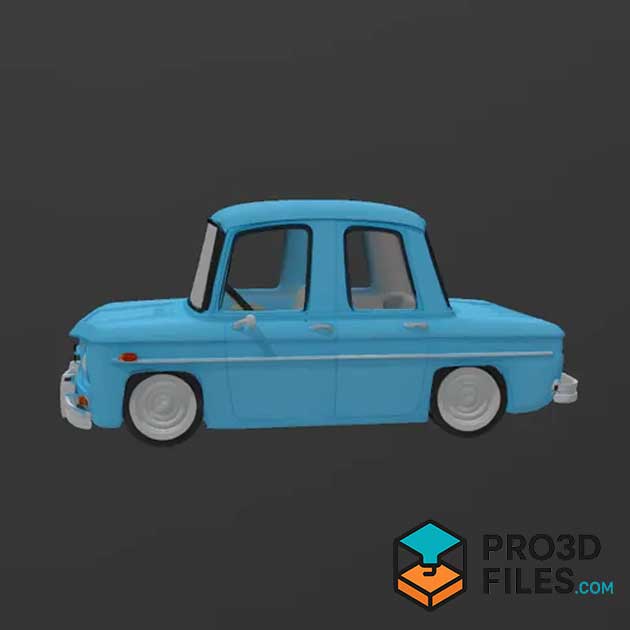 Bộ sưu tập ô tô hoạt hình RENAULT 8 chất lượng cao - P3F0076