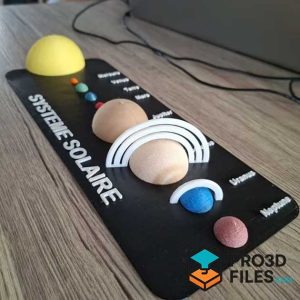 Hệ mặt trời với các hành tinh có thể gỡ ra - Puzzlet giáo dục - P3F0140