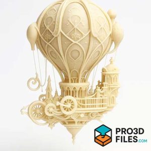 Khinh khí cầu hơi nóng có thể điều khiển phong cách steampunk - P3F0147