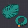 Khuôn cắt bánh Monstera - P3F0037