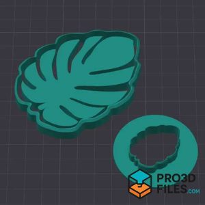 Khuôn cắt bánh Monstera - P3F0037