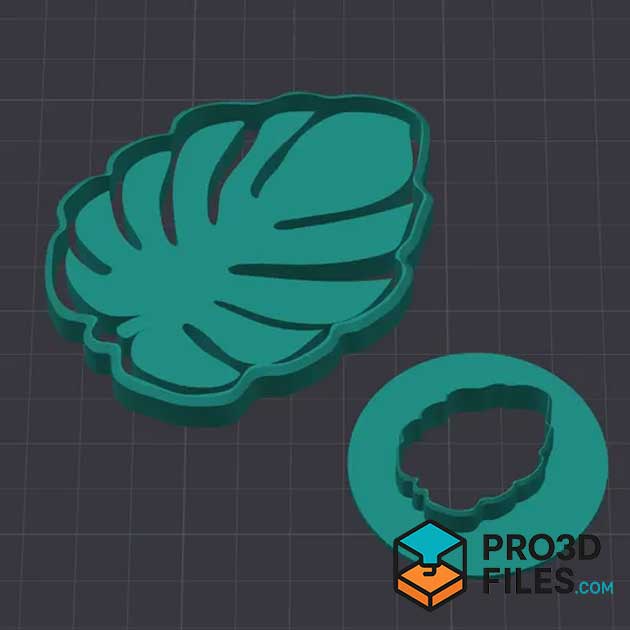 Khuôn cắt bánh Monstera - P3F0037