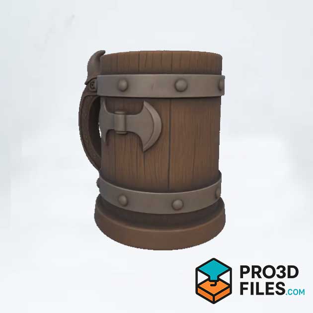 Ly Viking họa tiết rìu Bắc Âu - P3F0031