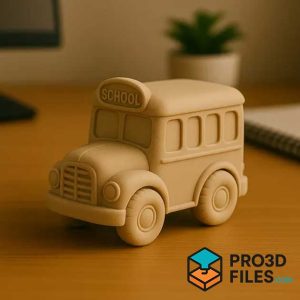 Mô Hình Xe Buýt Đáng Yêu 3D - P3F0090
