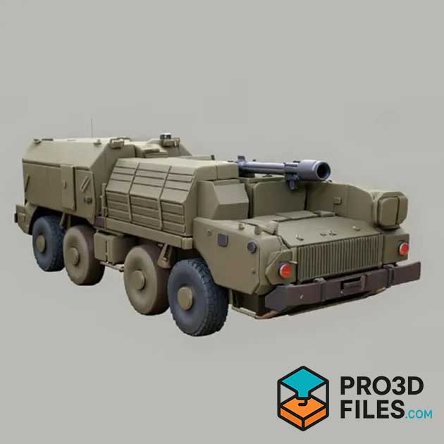 Mô hình 3D xe quân sự Humvee HMMWV - P3F0011