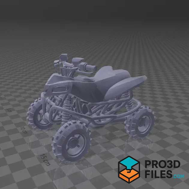 Mô hình ATV tỷ lệ 1/64 cho diorama - P3F0054