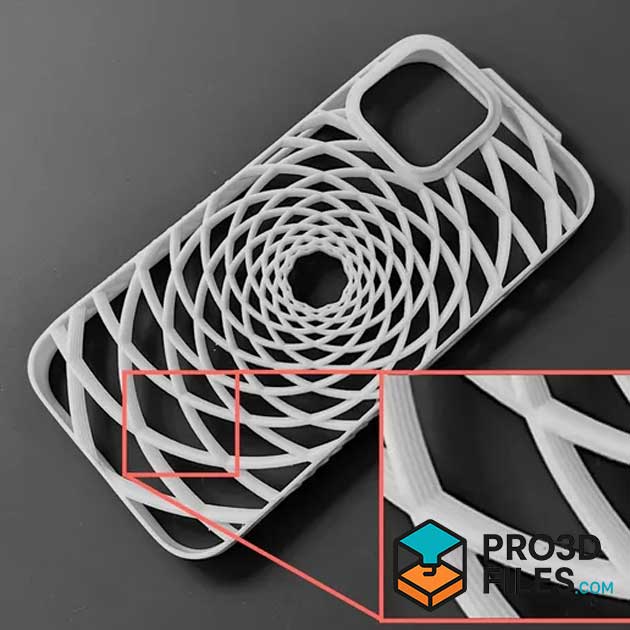 Ốp lưng iPhone 15 "Hoa Fibonacci" - P3F0179