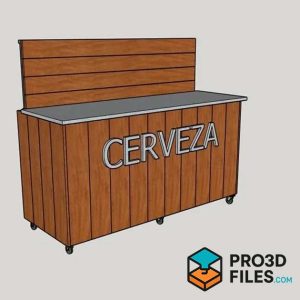 Thùng bia 2 mét - Tháo rời - P3F0034