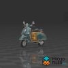 Xe Scooter Kiểu Châu Âu - Tỉ Lệ 1/64 - P3F0055
